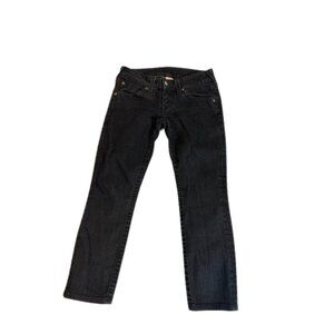 True Religion Men’s Black Straight Leg Jeans Size 29x25 Denim